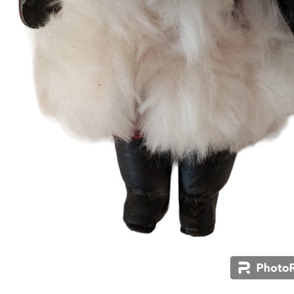 Santa Claus Doll Sleepy Eyes 8" Celluloid? Vintage 1950s 50s MCM RARE - Picture 9 of 10